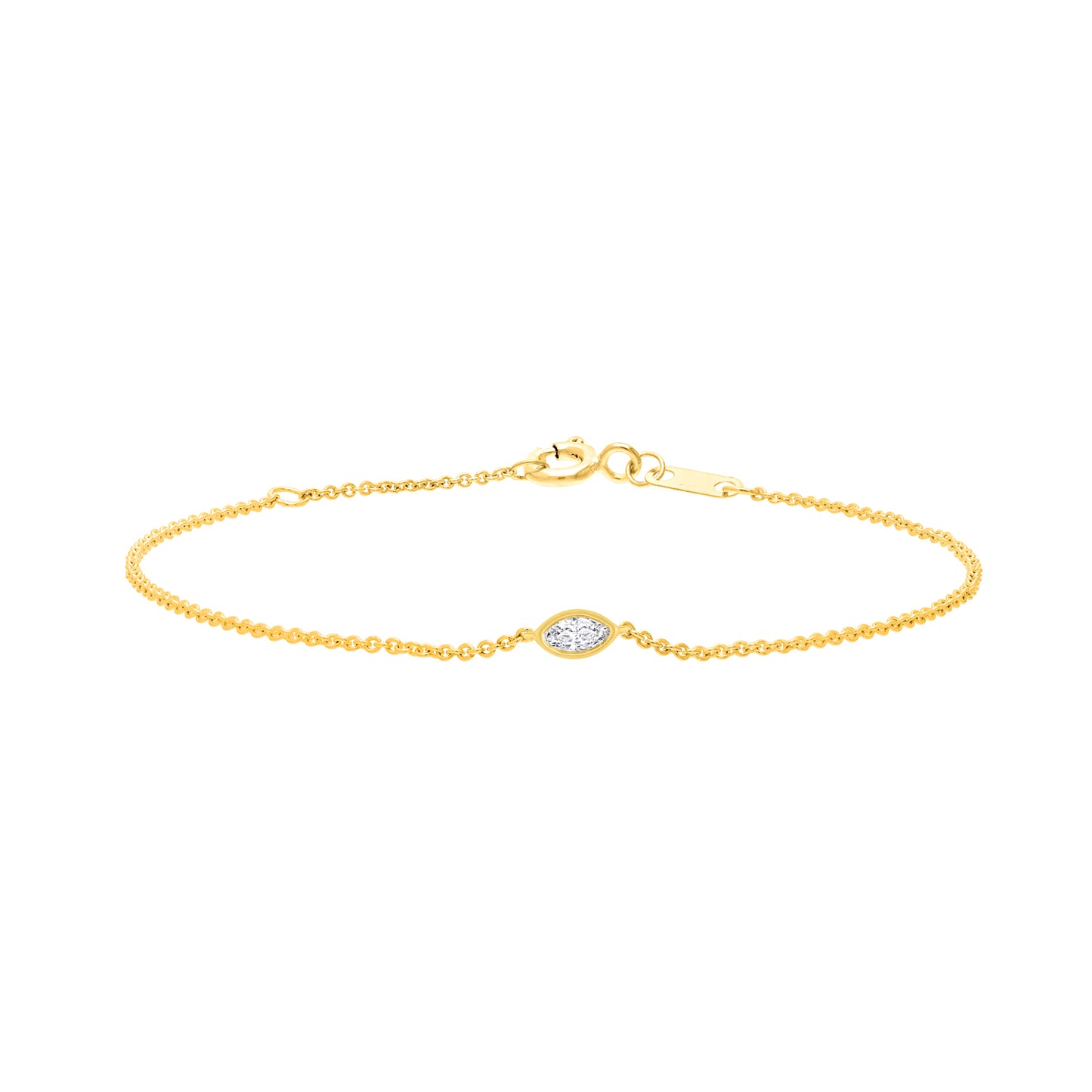 Single Bezel Diamond Bracelet