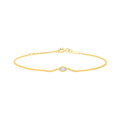 Single Bezel Diamond Bracelet