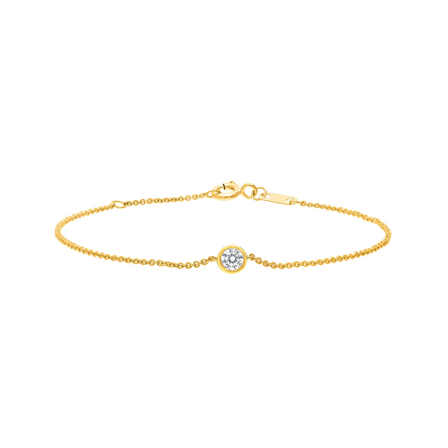 Single Bezel Diamond Bracelet